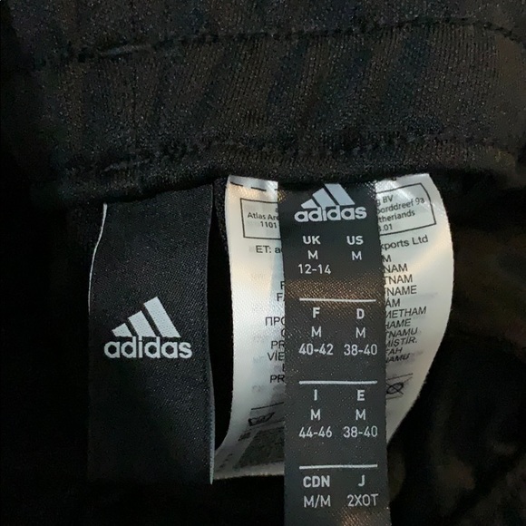 Adidas Black Flare Pants | Medium - Picture 3 of 4